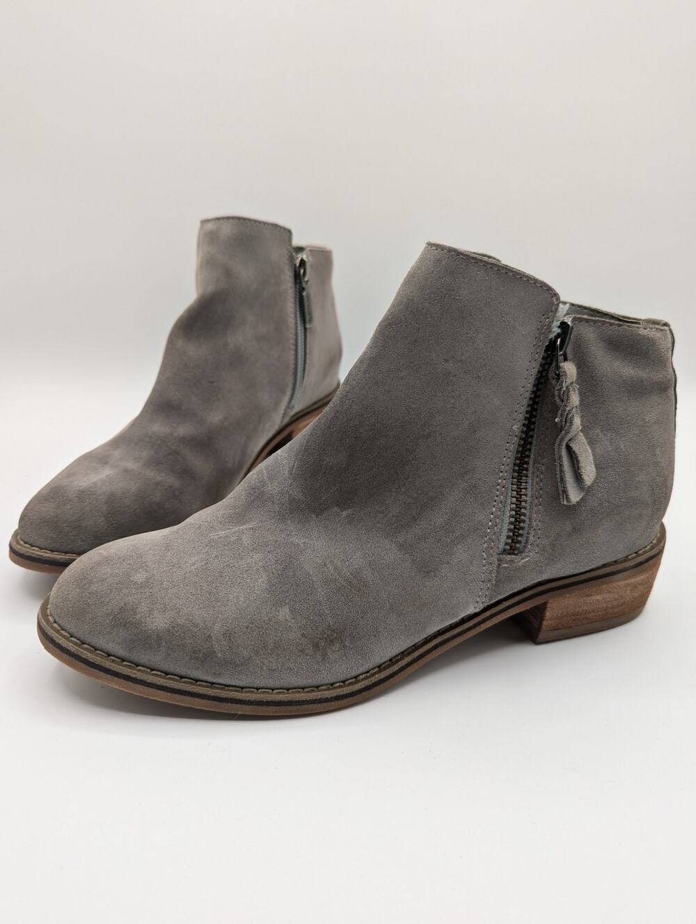 Blondo | Light Gray Waterproof Ankle Boots | Size 7M